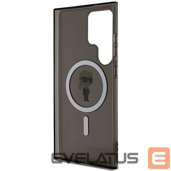 Чехол на заднюю панель Karl Lagerfeld Karl Lagerfeld IML Ikonik MagSafe Case for Samsung Galaxy S24 Ultra - Black