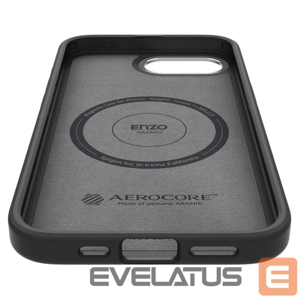 Чехол на заднюю панель Spigen Spigen Enzo Aramid MagSafe iPhone 16e Case - Black