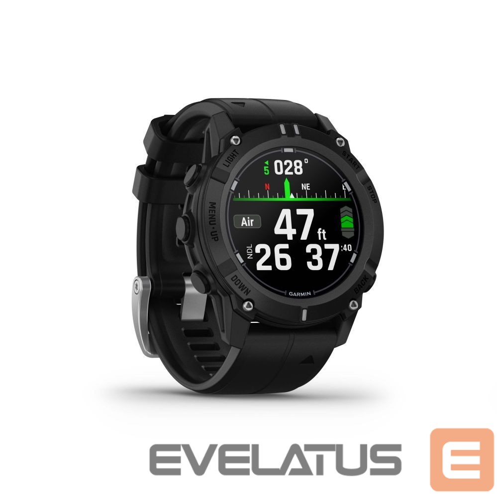 Умные часы Garmin Descent G2 Black with Black Band
