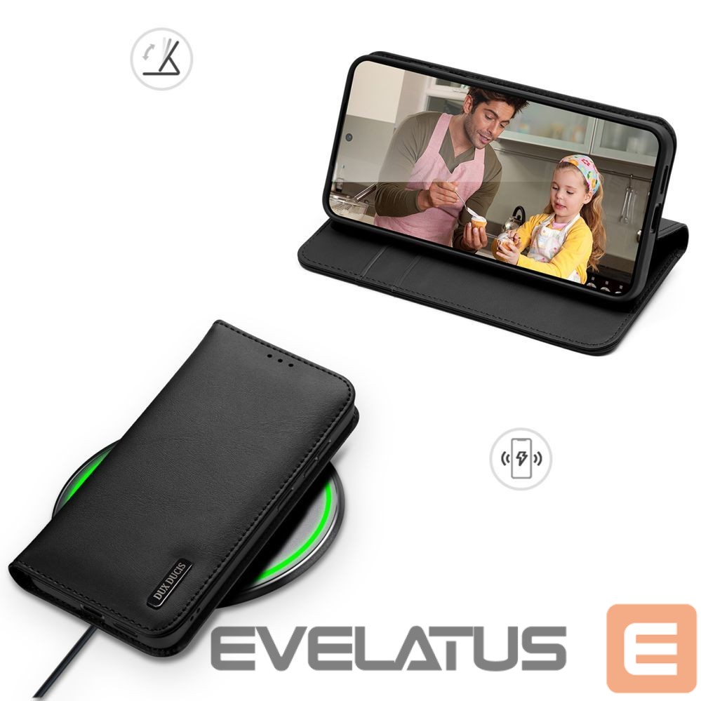 Чехол на заднюю панель Dux Ducis Dux Ducis Hivo Samsung Galaxy S25 Edge Case with Flip and RFID Protection - Black