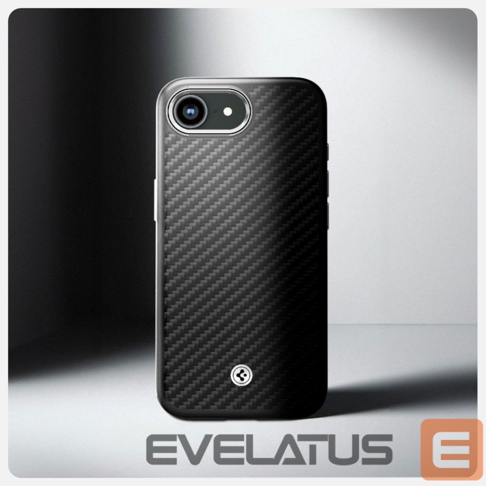 Чехол на заднюю панель Spigen Spigen Enzo Aramid MagSafe iPhone 16e Case - Black