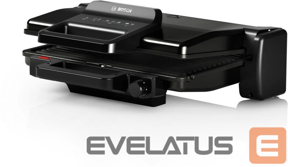 Настольный гриль Bosch | TCG3323 | Contact grill | 2000 W | Black