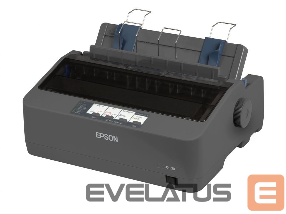 Принтер EPSON LQ-350 Dot matrix, Standard, Black/Grey
