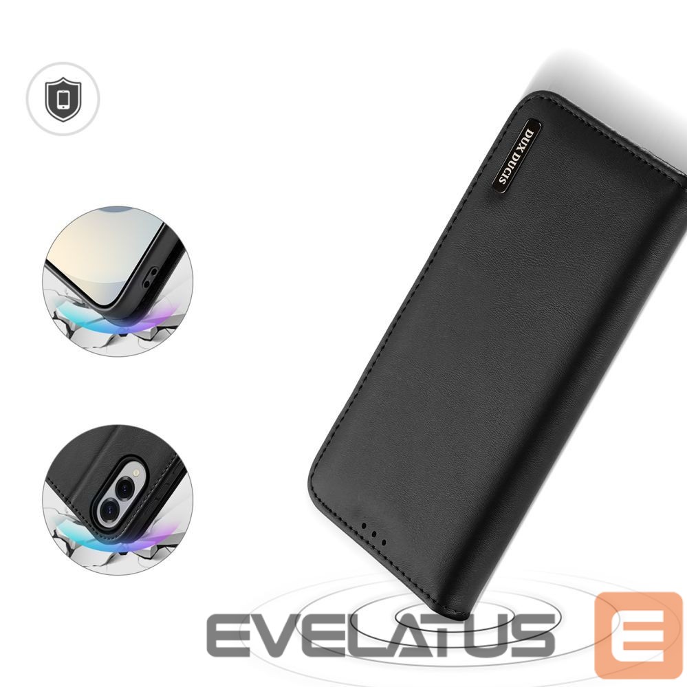 Чехол на заднюю панель Dux Ducis Dux Ducis Hivo Samsung Galaxy S25 Edge Case with Flip and RFID Protection - Black
