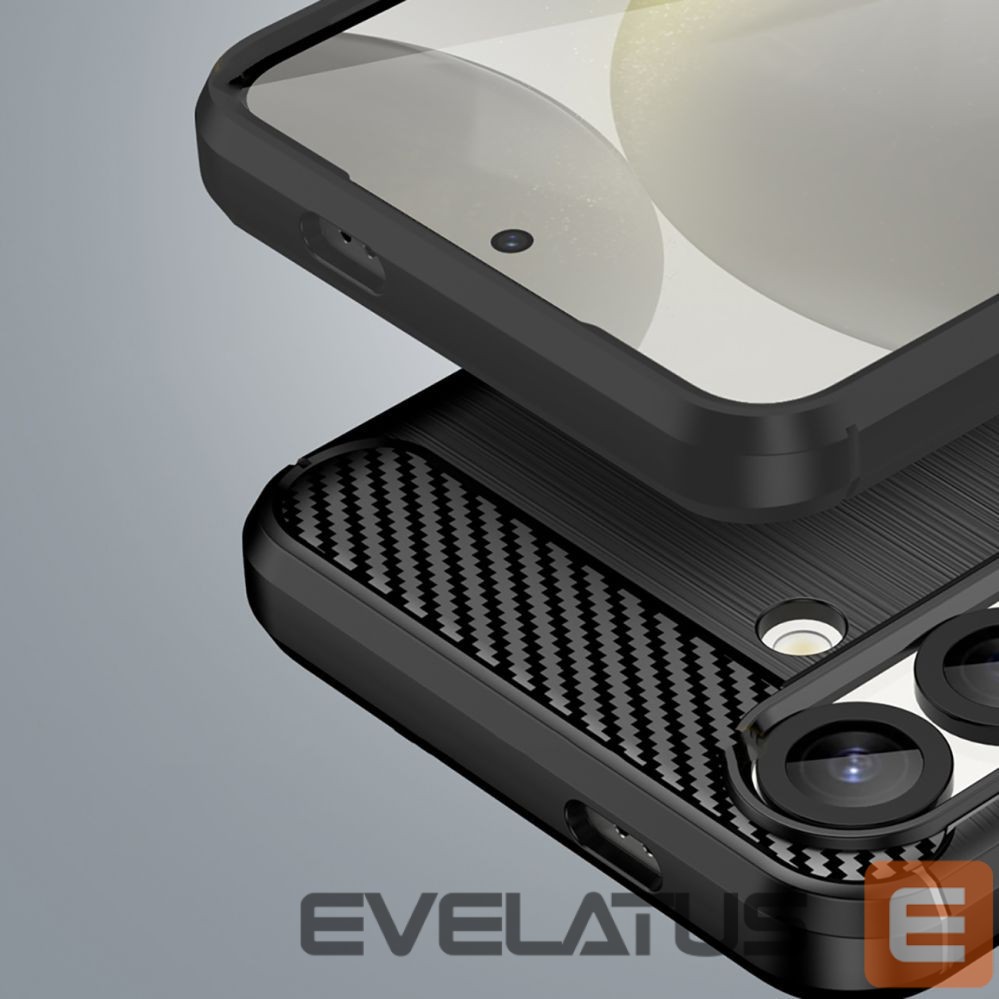 Чехол на заднюю панель Hurtel Carbon Case for iPhone 16e - Black