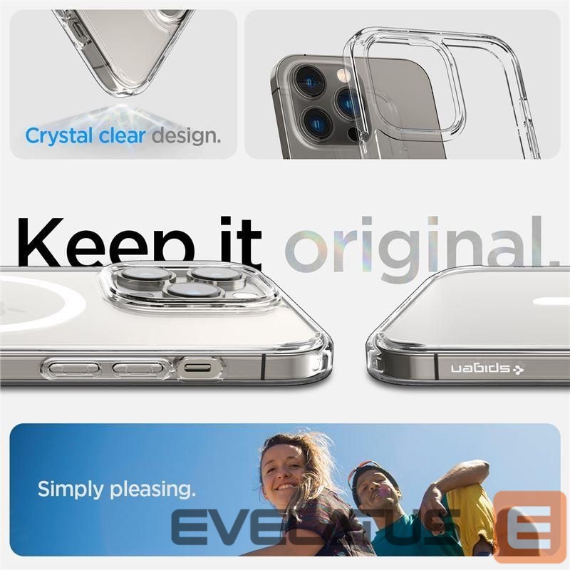 Чехол на заднюю панель Spigen White || Transparent