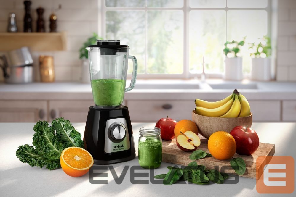 Миксеры и блендеры TEFAL Blender BL438831 BlendForce Tabletop, 800 W, Jar material Glass, Jar capacity 1.25 L, Ice crushing, Black