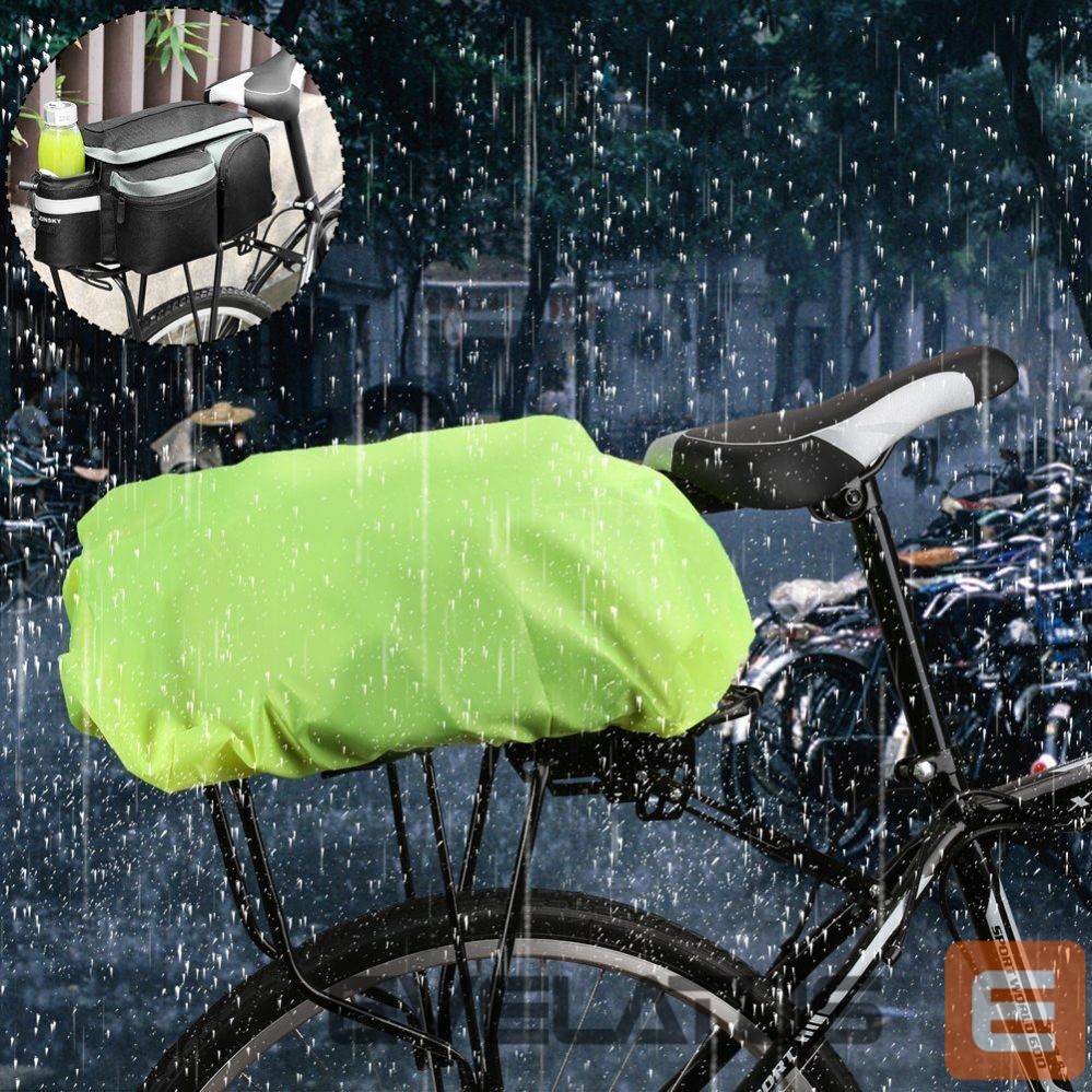 Аксессуар для велосипеда Wozinsky Wozinsky Universal Waterproof Rain Cover for Bike Pannier Bag or Backpack green (WBB5YW)