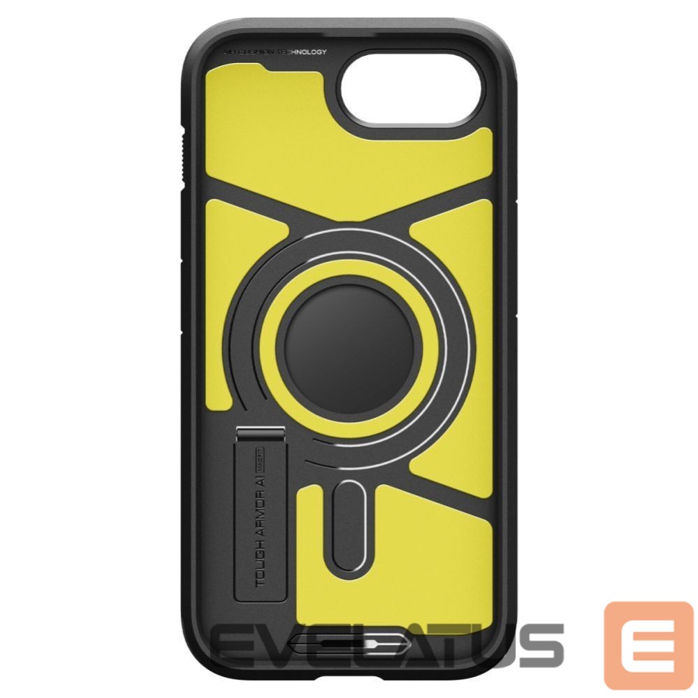 Чехол на заднюю панель Spigen Spigen Tough Armor Case with MagSafe for iPhone 16e with Stand - Black