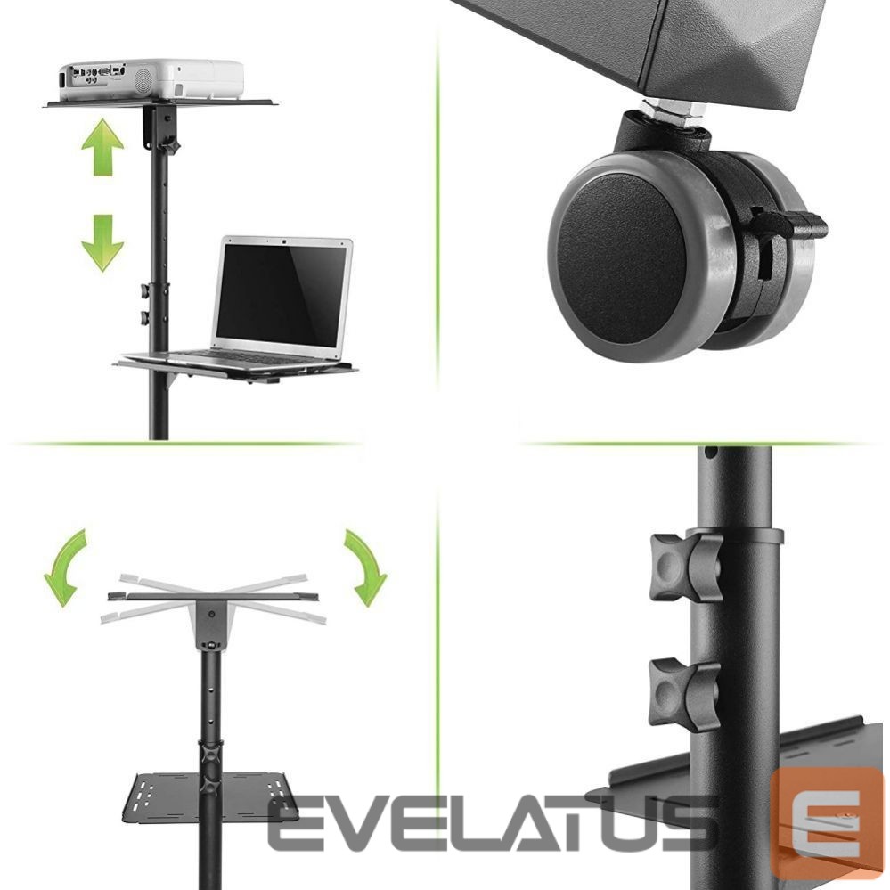 Защита экрана Techly TECHLY Universal Adjustable Trolley
