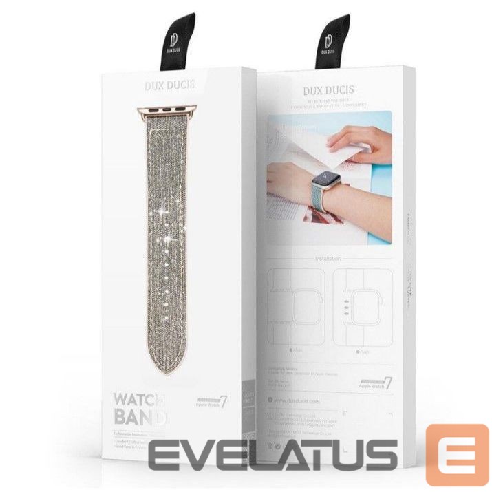Ремешок Dux Ducis Strap Watch 7 Band 7/6/5/4/3/2 / SE (41/40 / 38mm) Wristband Bracelet Silver