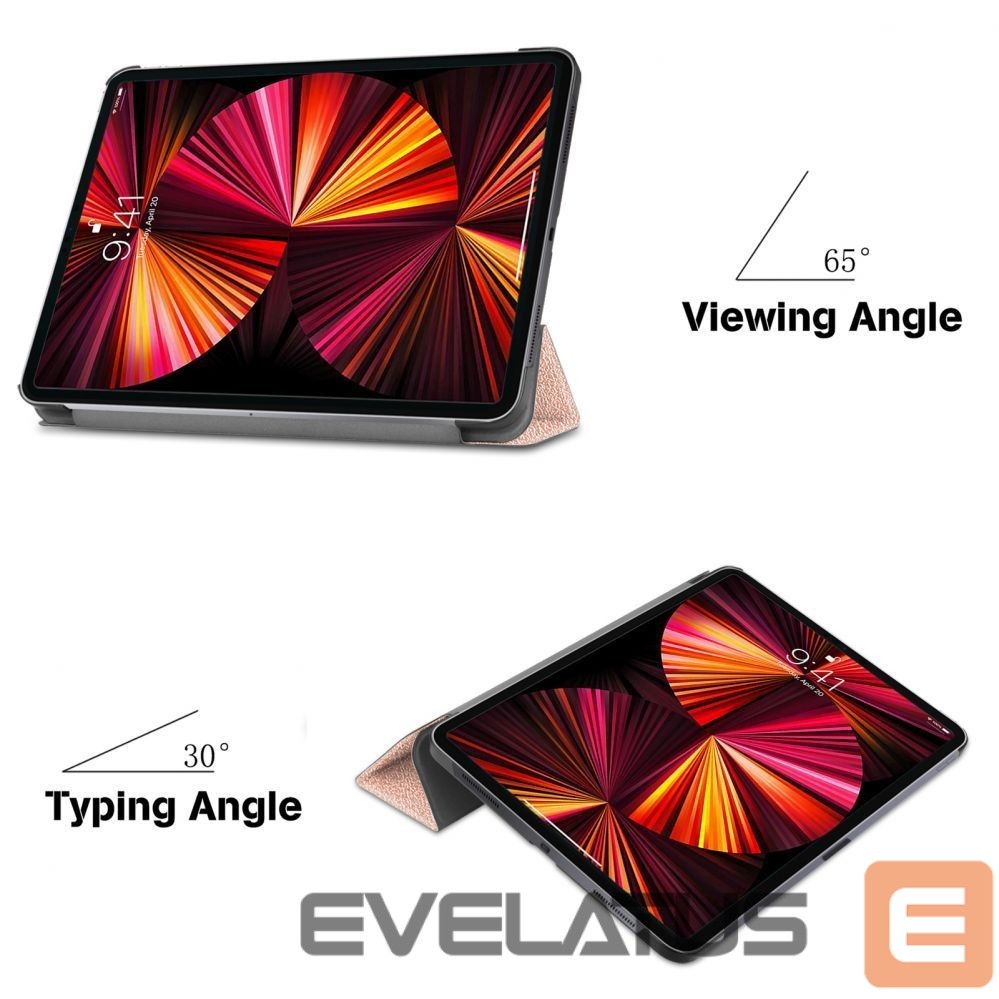 Чехол книжка iLike Galaxy Tab A9 / A11 8.7 X110 Tri-Fold Eco-Leather Stand Case Rose Gold