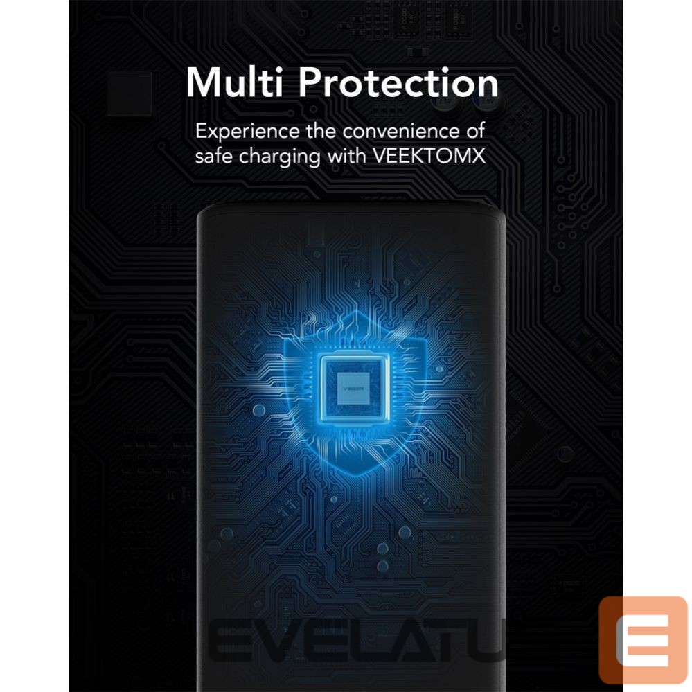 Внешний аккумулятор Veger Powerbank Veger T100 (W2032C-100) PD QC3.0 5A 100W 20000 mAh black
