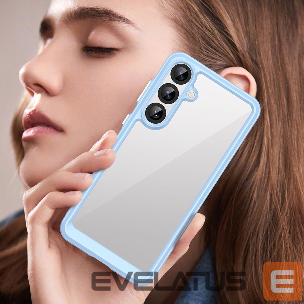 Чехол на заднюю панель Hurtel Outer Space Case for Samsung Galaxy A36 Cover with Flexible Frame - Blue