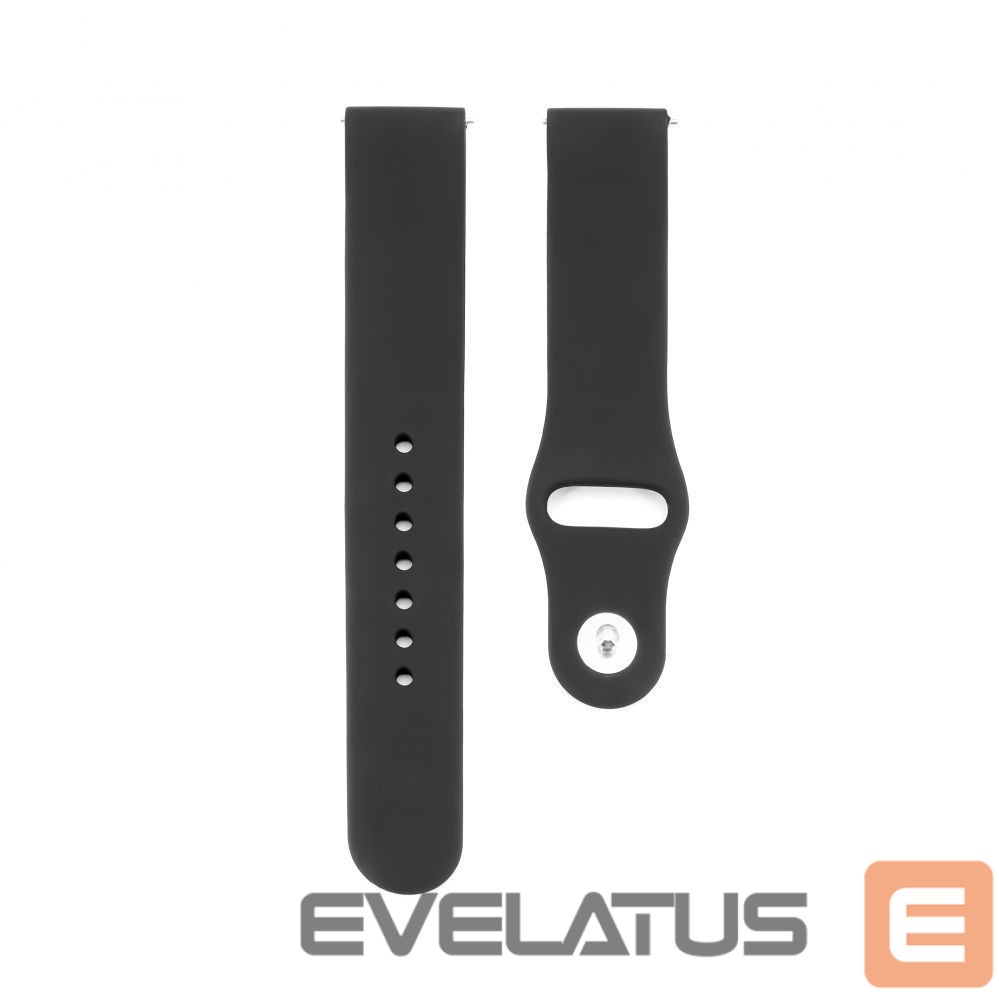 Ремешок Connect 20mm Silicone Loop Watch Strap (130mm M/L) Black