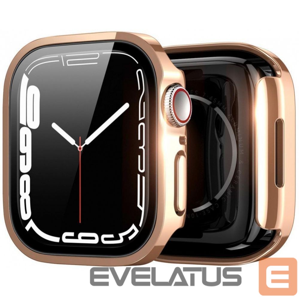 Защита экрана Dux Ducis Hamo Apple Watch Series 7/8/9 Case (PC) 41MM Rose Gold