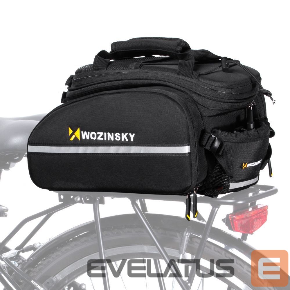 Аксессуар для велосипеда Wozinsky Wozinsky large bike rack bag 35l + rain cover black (WBB19BK)
