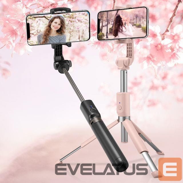 Фото и видео аксессуар Spigen Selfie stick Spigen S540W Bluetooth with tripod - black