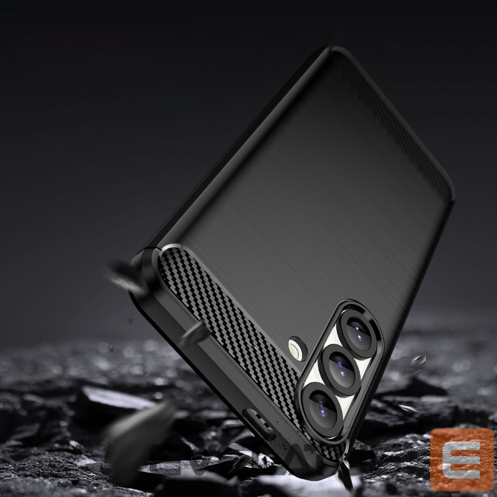 Чехол на заднюю панель Hurtel Carbon Case for iPhone 16e - Black