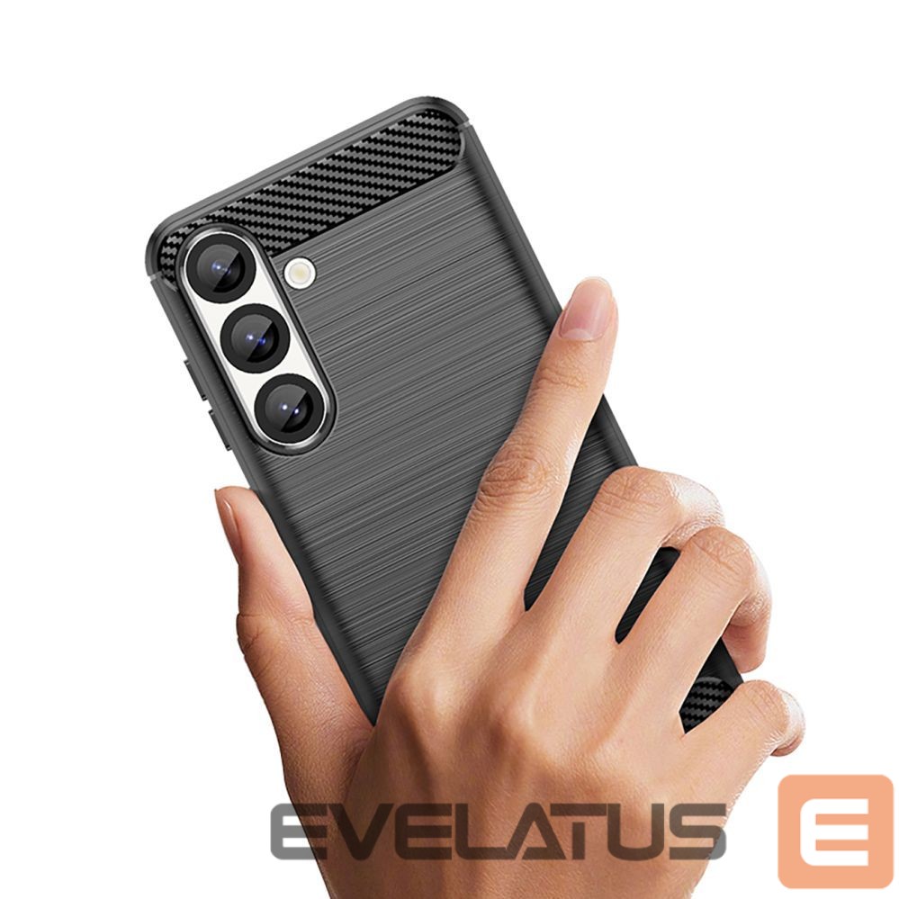 Чехол на заднюю панель Hurtel Carbon Case for iPhone 16e - Black