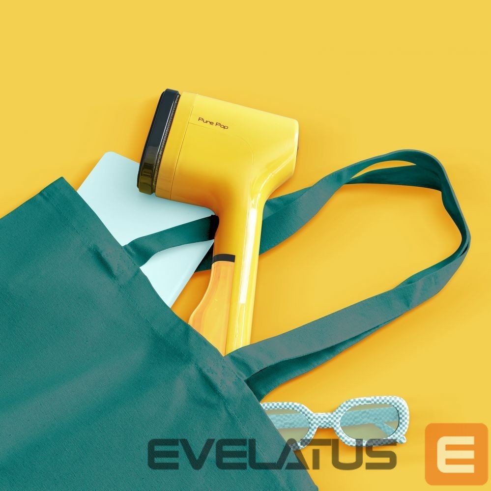 Пароочистители TEFAL DT2026E1 Handheld Garment Steamer Pure Pop, Power 1300W, Water tank 0.07 L, Yellow