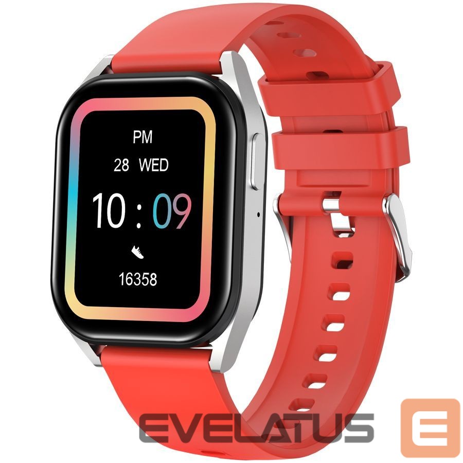Умные часы Canyon CANYON smart watch Chatter SW-58 BT-CALL Silver Red