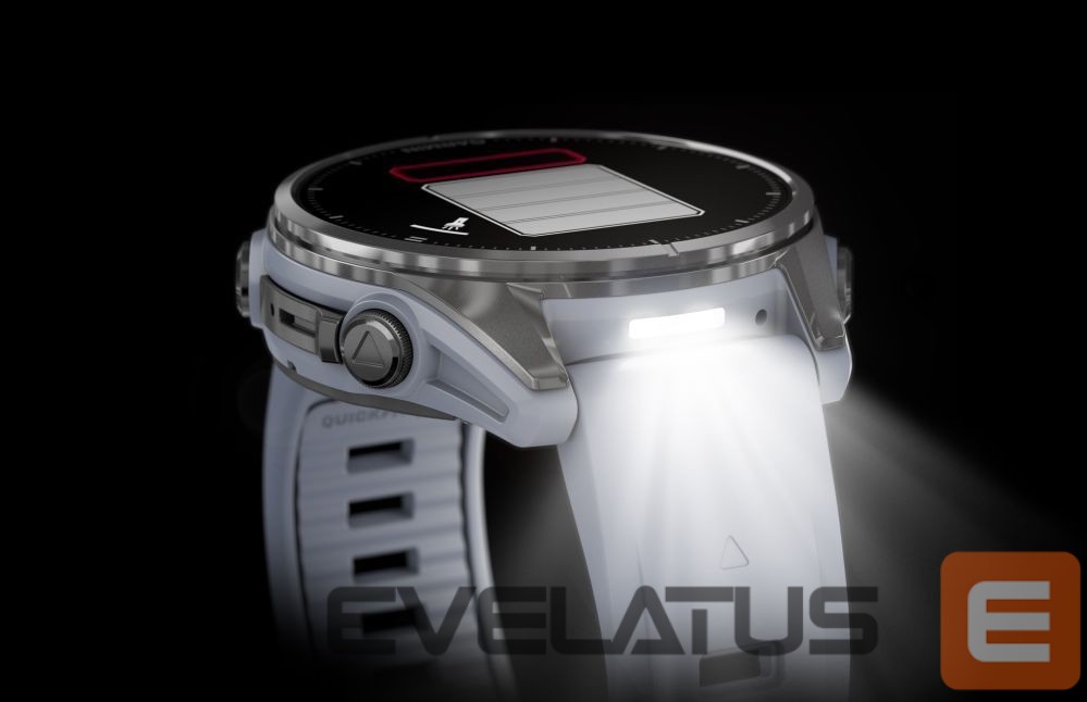Умные часы Garmin fenix 8 – 43 mm, AMOLED Silver with Whitestone silicone band / 010-02903-00