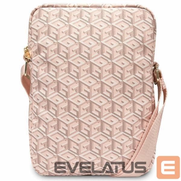 Чехол на заднюю панель Guess Guess Bag GUTB10HGCFSEP 10" pink/pink GCube Stripe Tablet Bag