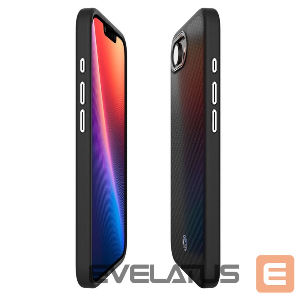 Чехол на заднюю панель Spigen Spigen Enzo Aramid MagSafe iPhone 16e Case - Black