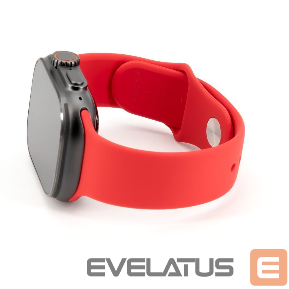 Ремешок Connect Watch 42/44/45mm Silicone Loop Watch Strap (140mm M/L) Red