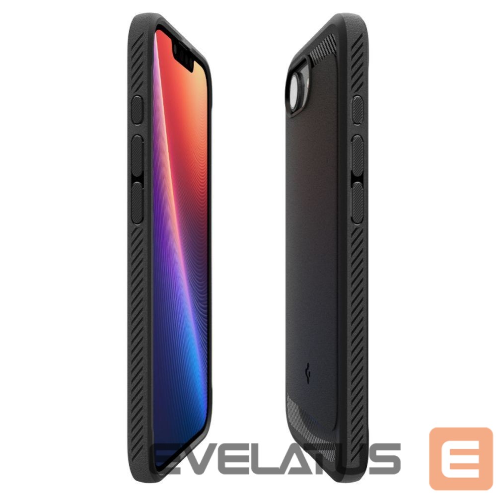 Чехол на заднюю панель Spigen Spigen Rugged Armor MagSafe case for iPhone 16e - black