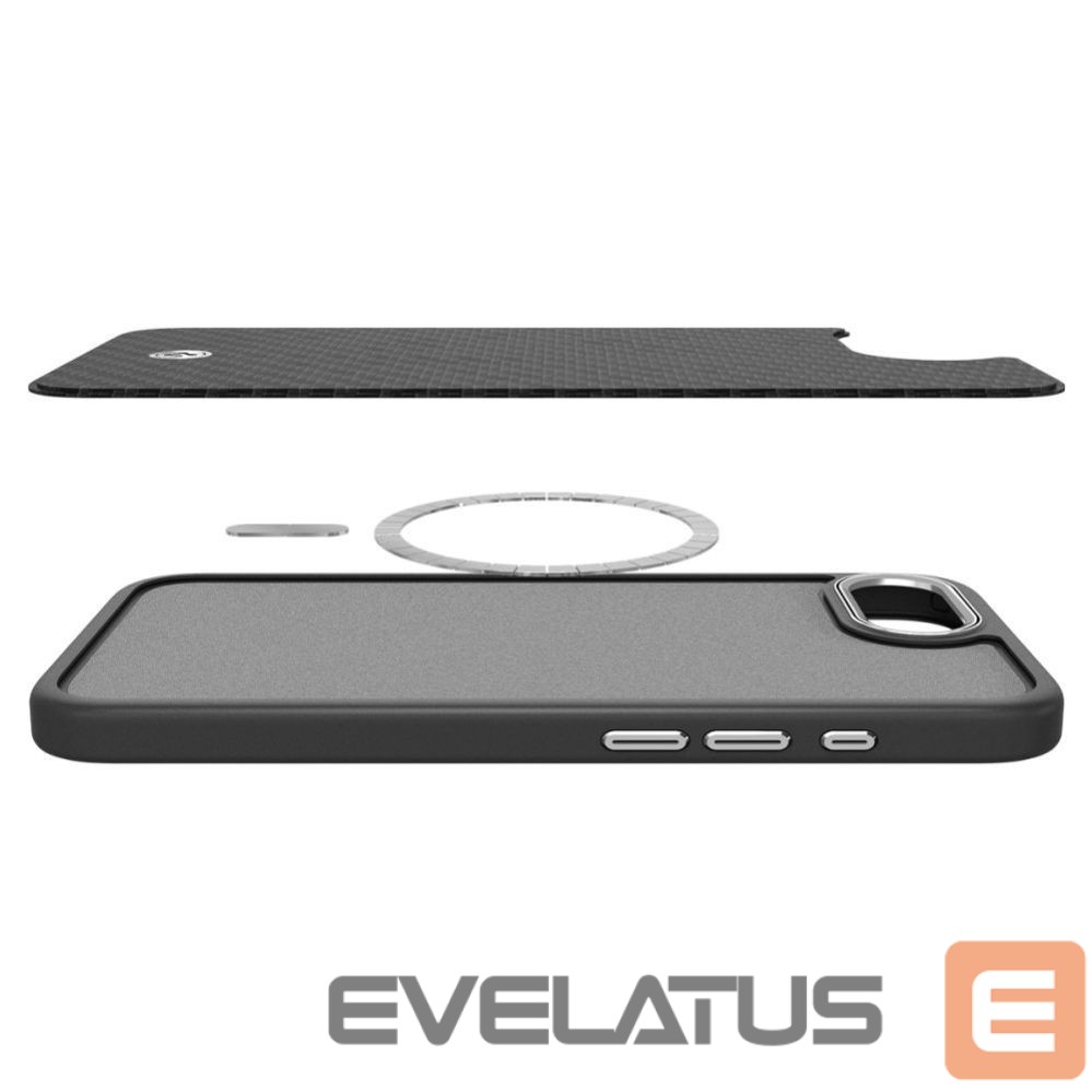 Чехол на заднюю панель Spigen Spigen Enzo Aramid MagSafe iPhone 16e Case - Black