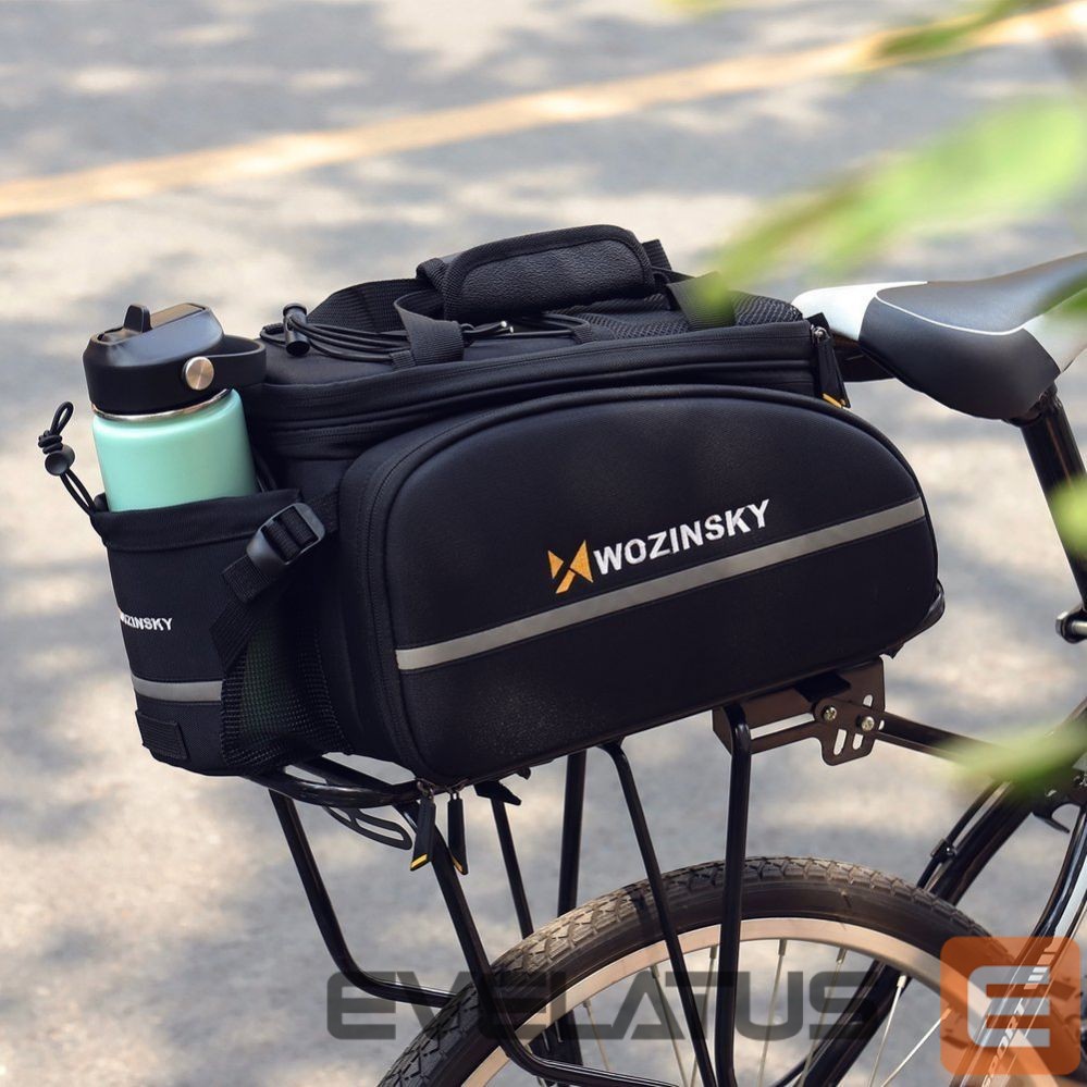Аксессуар для велосипеда Wozinsky Wozinsky large bike rack bag 35l + rain cover black (WBB19BK)
