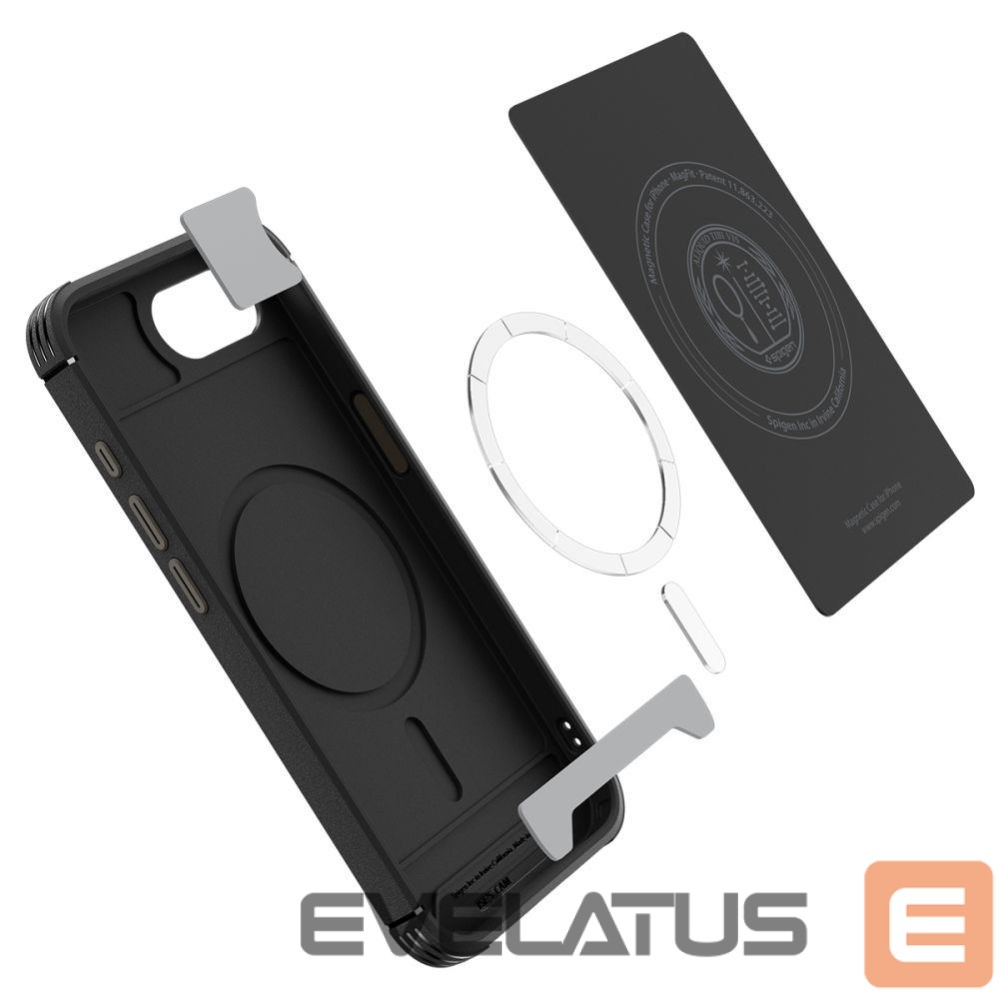 Чехол на заднюю панель Spigen Spigen Core Armor MagSafe iPhone 16e Case - Black
