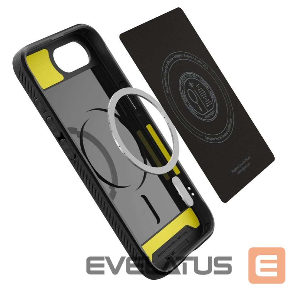 Чехол на заднюю панель Spigen Spigen Rugged Armor MagSafe case for iPhone 16e - black
