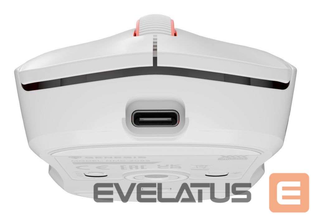 Компьютерная мышь Genesis Zircon XIII Custom | Wireless | Gaming Mouse | 2.4 GHz, USB | White