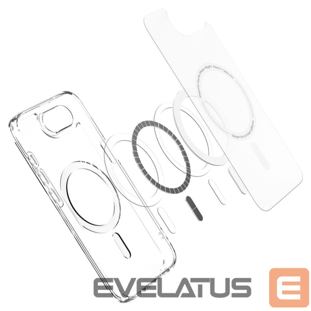 Чехол на заднюю панель Spigen Spigen Ultra Hybrid MagSafe iPhone 16e Case - White, Translucent