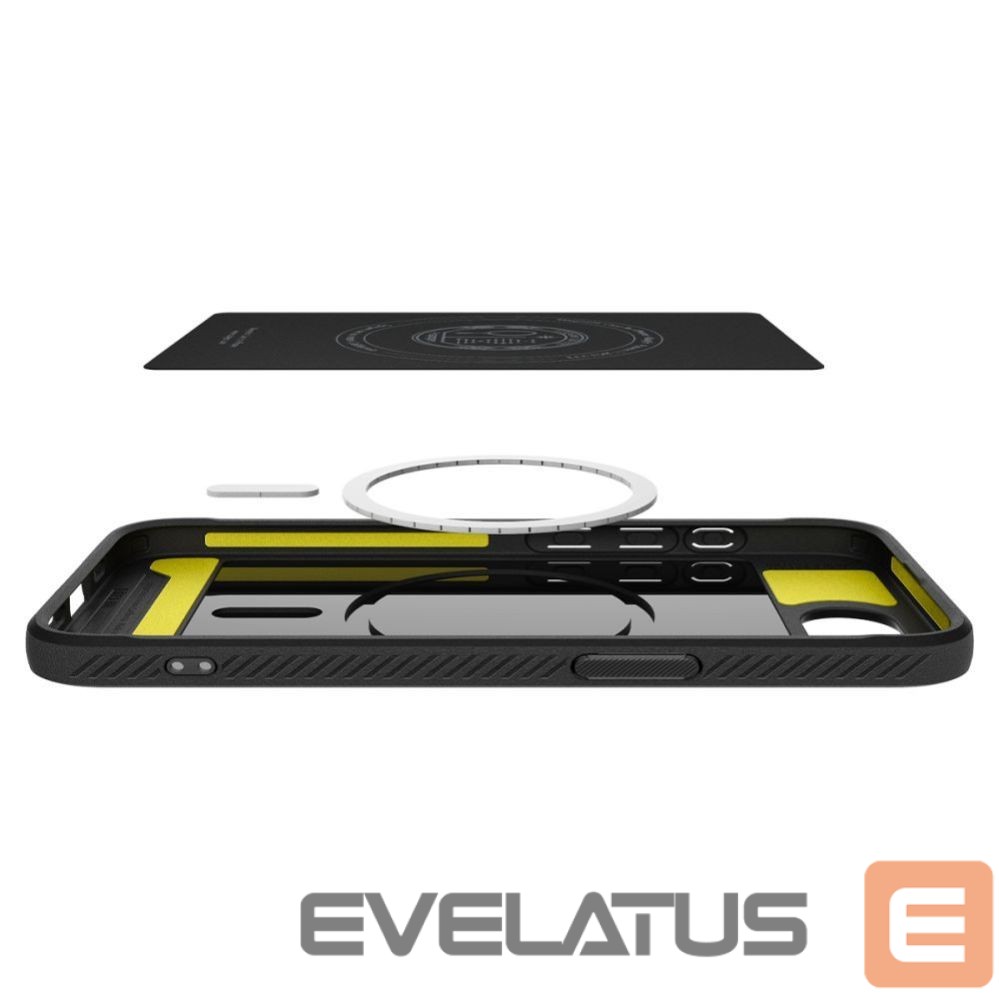 Чехол на заднюю панель Spigen Spigen Rugged Armor MagSafe case for iPhone 16e - black