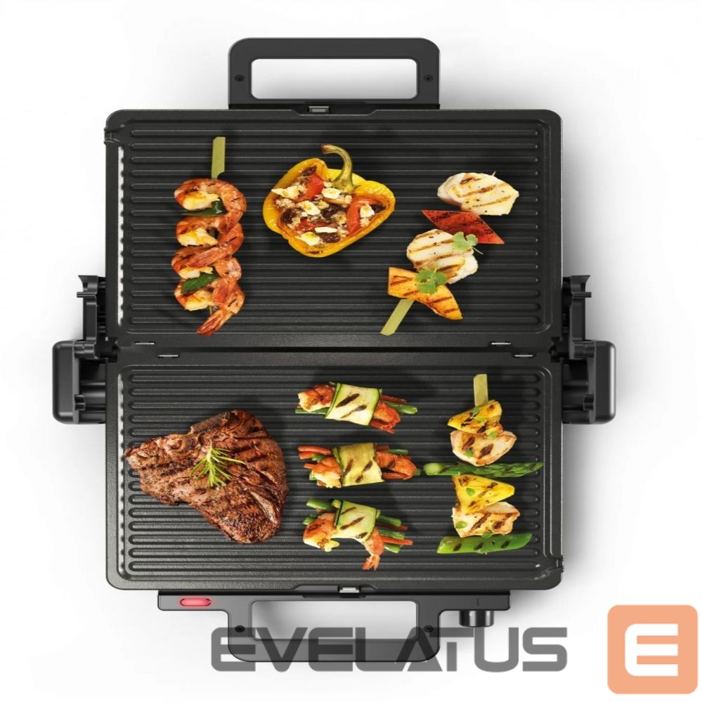 Настольный гриль Bosch | TCG3323 | Contact grill | 2000 W | Black