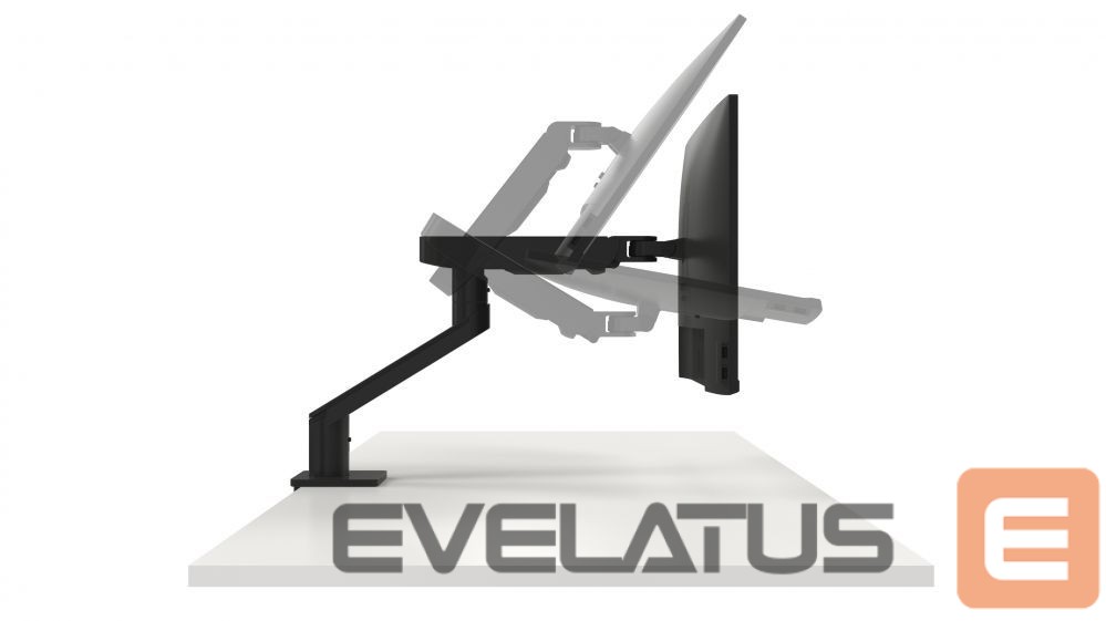 Кронштейн для телевизора Dell Single Monitor Arm Desk Mount, MSA20, 19-38 ", Maximum weight (capacity) 10 kg, Black