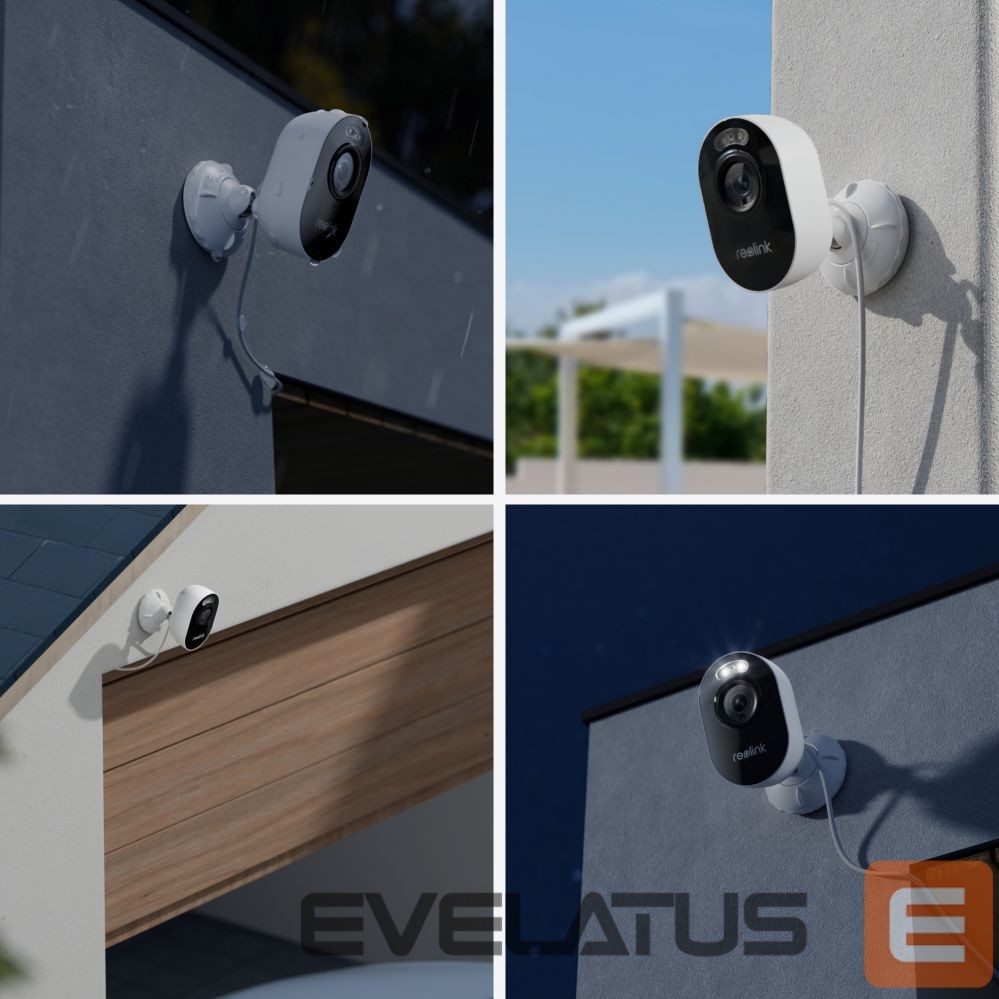 Веб камера Reolink Lumus Series E430 outdoor camera with light spotlight 4MP surveillance, White |