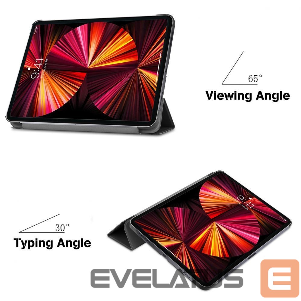Чехол книжка iLike Galaxy Tab A8 10.1 T510 / T515 Tri-Fold Eco-Leather Stand Case Black