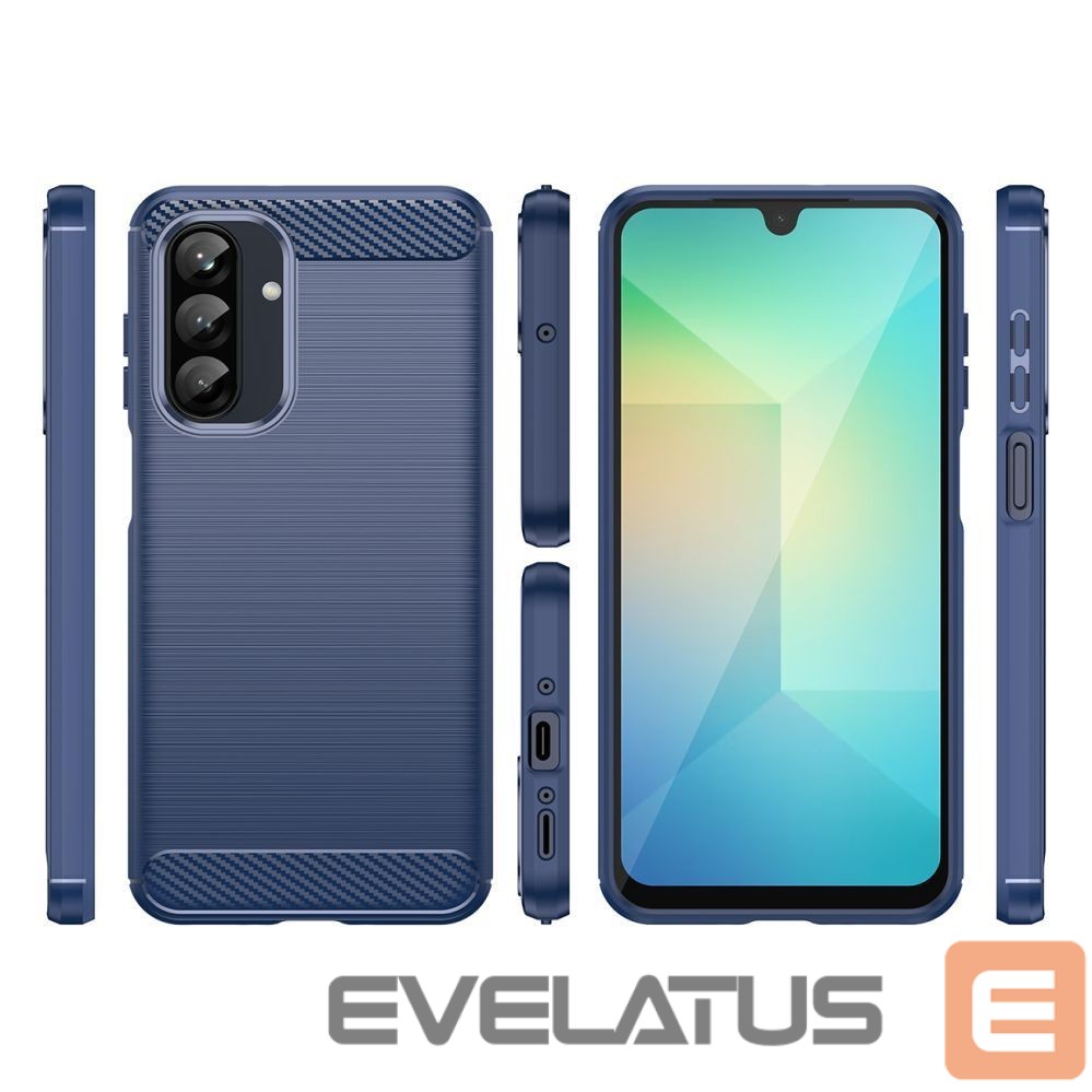 Чехол на заднюю панель Hurtel Carbon Case for Samsung Galaxy A26 - Blue