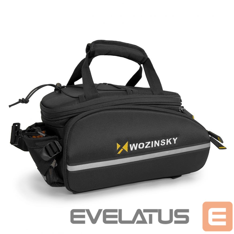 Аксессуар для велосипеда Wozinsky Wozinsky large bike rack bag 35l + rain cover black (WBB19BK)