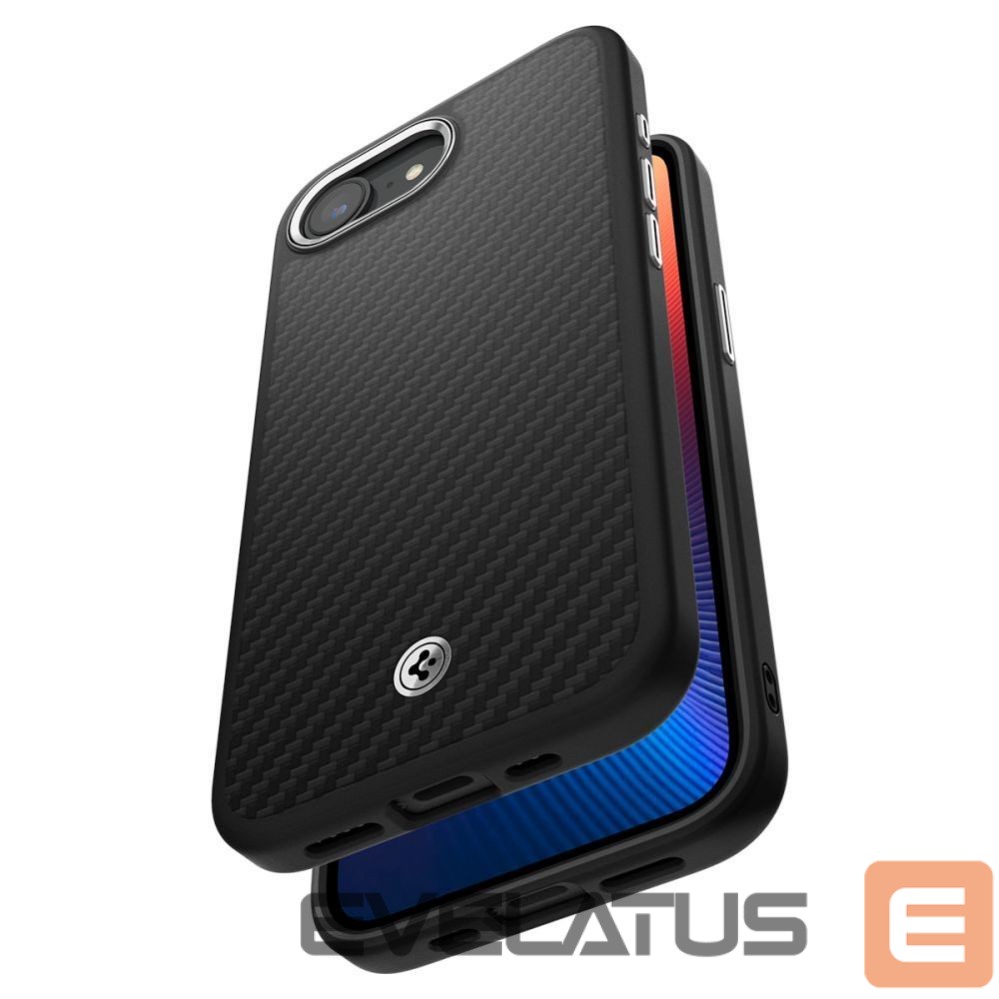 Чехол на заднюю панель Spigen Spigen Enzo Aramid MagSafe iPhone 16e Case - Black