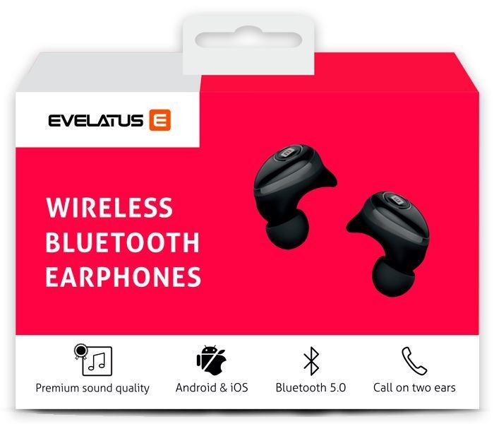 Беспроводные наушники Evelatus - Wireless Earphones EBE01 Black