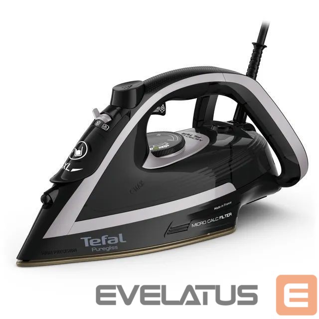 Утюг TEFAL FV8062 Puregliss Iron , Black/Grey |