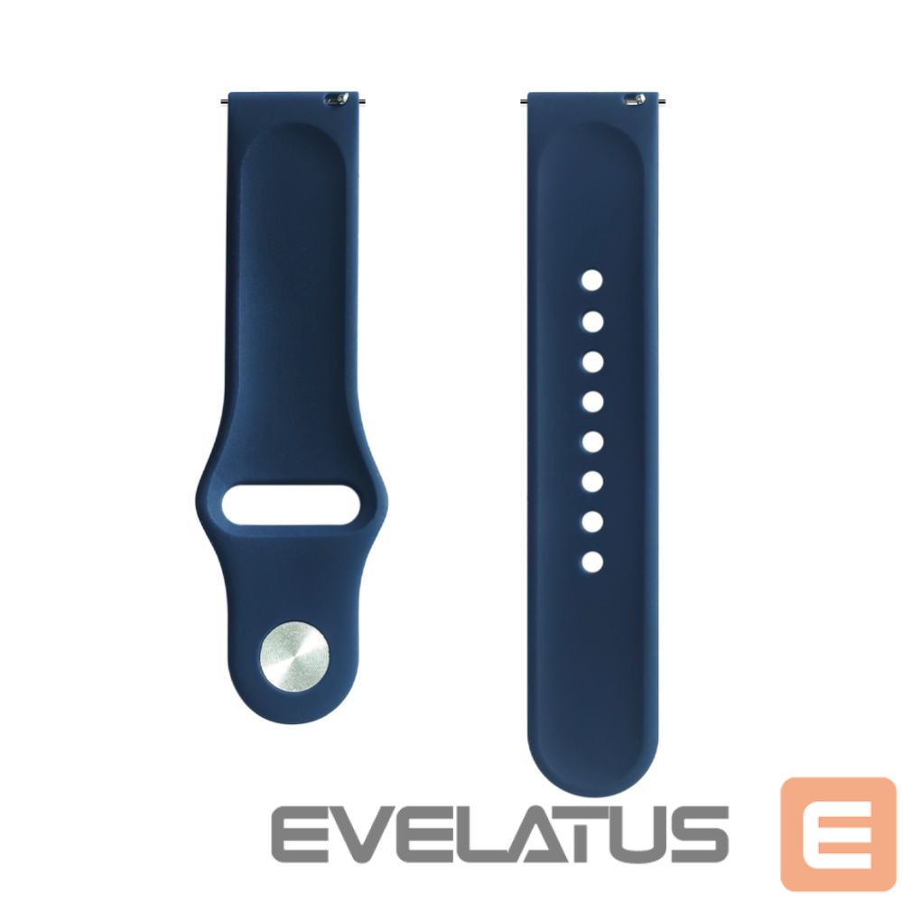 Ремешок Evelatus Evelatus watch 22mm Silicone Loop Watch Straps (S/M 110mm) Blue