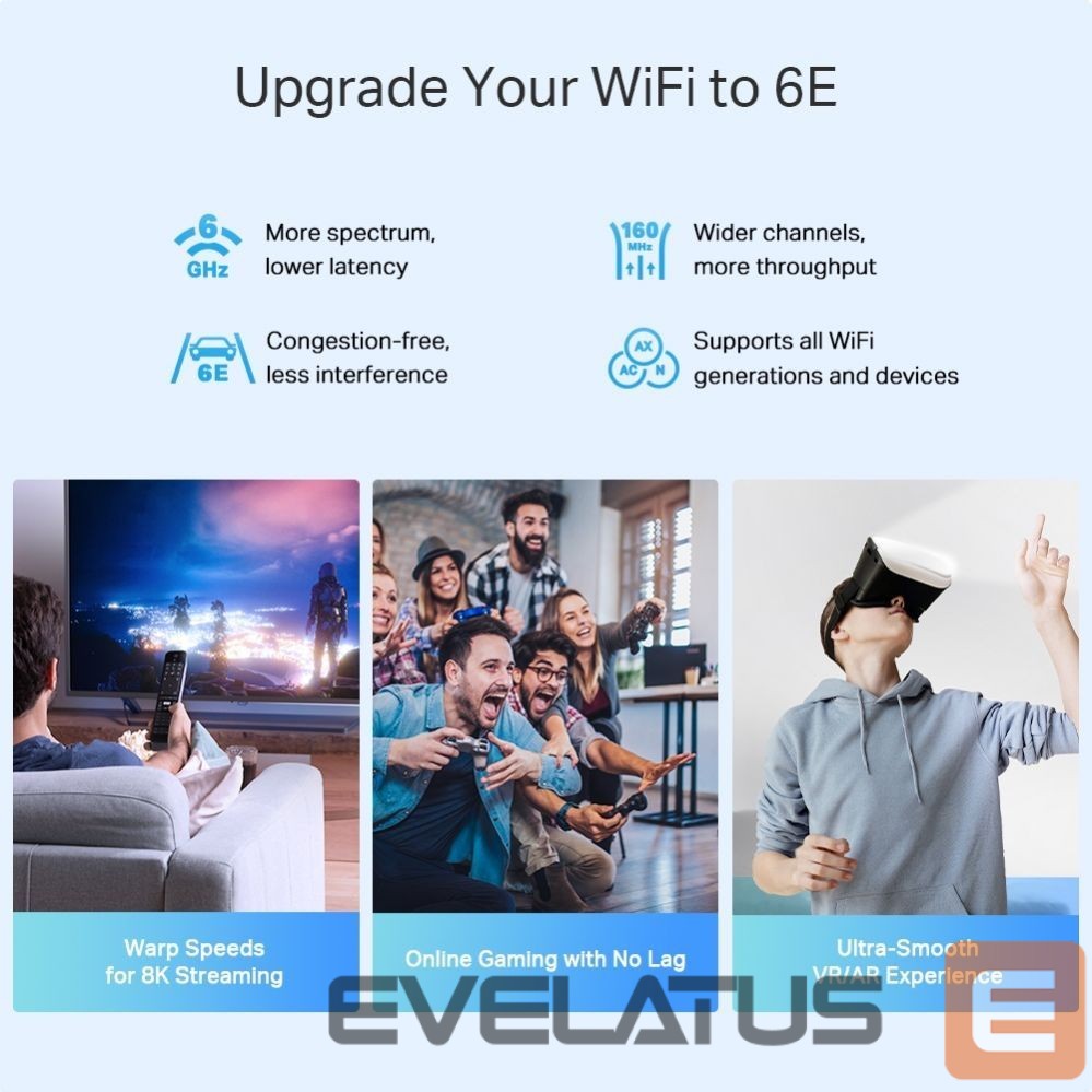 Роутер TP-Link WRL MESH ROUTER 5400MBPS/DECO XE75 PRO(2-PACK)