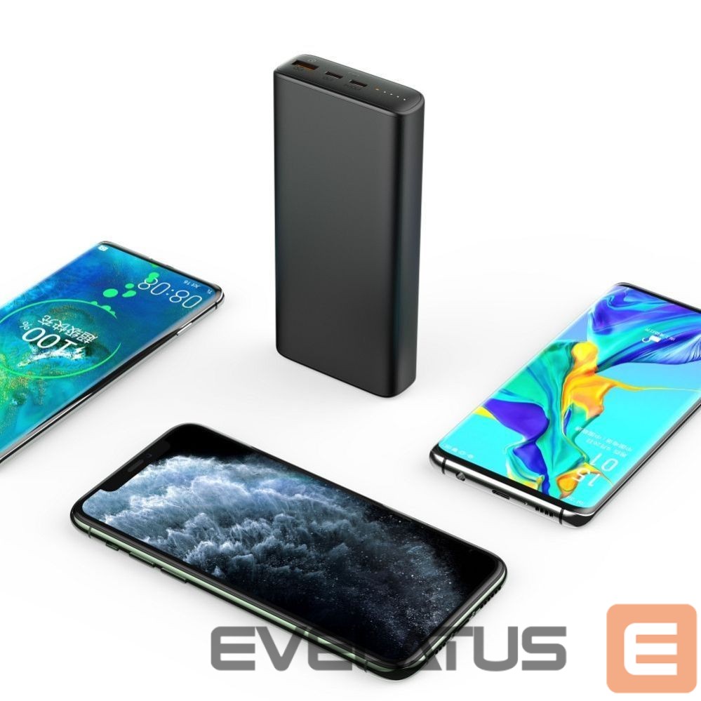 Внешний аккумулятор Veger Powerbank Veger T100 (W2032C-100) PD QC3.0 5A 100W 20000 mAh black